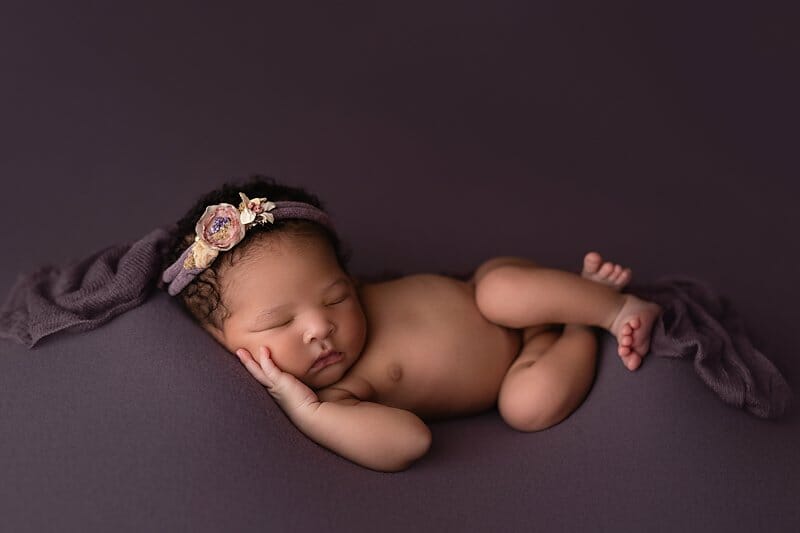 Newborn girl photo session