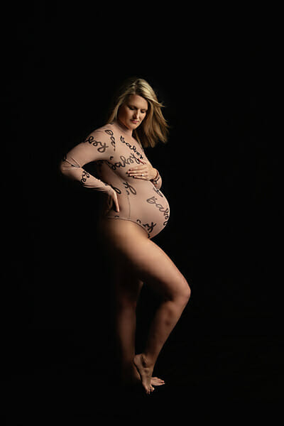 bodysuit maternity session