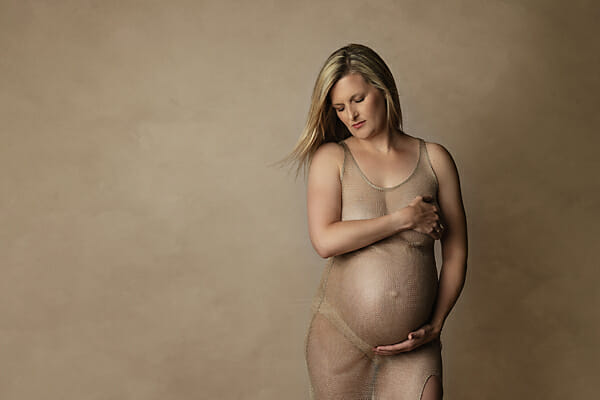 glamorous maternity photo