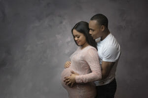 new parents maternity intimate pose